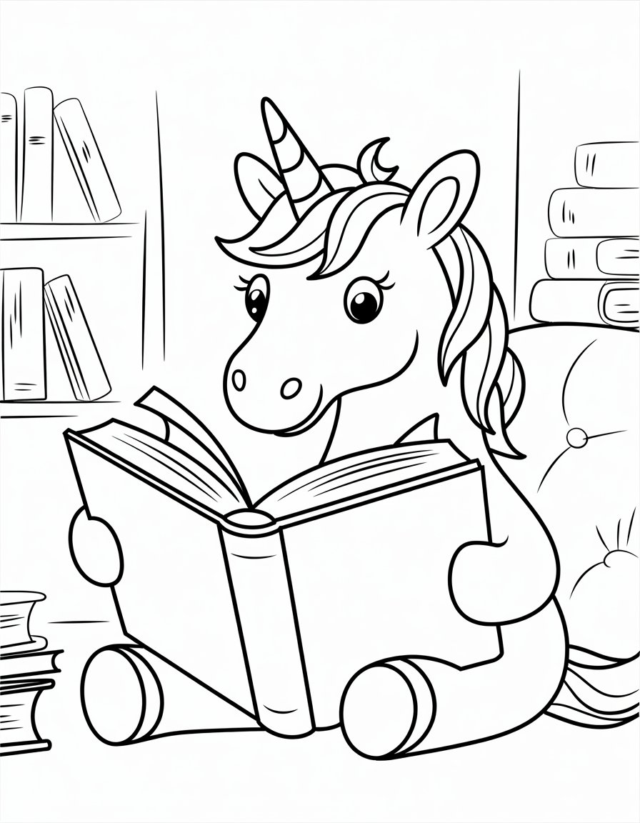 Reading Unicorn